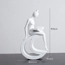 Abstract Figures Sculpture Modern Minimalism Decor Room Crafts DecorBites™ Aesthetics