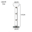 DecorBites™ Glass LED Floor Lamp: Modern Nordic Design for Living Room and Bedroom Decor