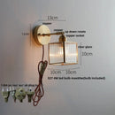 DecorBites™ Glass Wall Light Sconce Modern Nordic Bedside Lamp Aisle Hallway Balcony Lighting