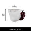 DecorBites™ Fun Fruits Ceramic Mug Lemon/grape Dining Coffee Afternoon Tea Cup