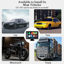 Car Radio Wireless CarPlay Android Auto Multimedia Video Player 7inch Portable Touch Screen With USB AUX For Rear View Camera