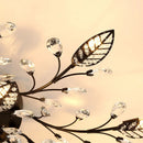 DecorBites™ Crystal Ceiling Chandelier LED Light Fixture for Living Room Bedroom Kitchen