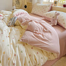 DecorBites™ Cloud Touch Ultra Soft Duvet Cover Set in Sweet Design & Double Layer Yarn