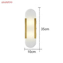 DecorBites™ Jade Stone Wall Sconce Light Fixtures for Bedroom Living Room Hotel Decor