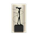 Abstract Figure Luminous Canvas Painting Wall Lamps by DecorBites™