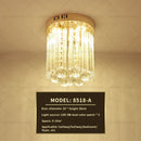 DecorBites™ Elegant Crystal Ceiling Light for Entryway, Stairs, and Hallway