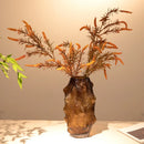 DecorBites™ Green Sea Cucumber Glass Vase Terrarium for Home Decoration