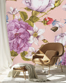 Voguish Modern Spring Flowers Wallpaper