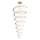 DecorBites™ Crystal Duplex Ring Pendant Light Chandelier