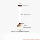 DecorBites™ Japanese Stone LED Pendant Lamps Yellow Travertine Wabi Sabi Hanging Light