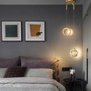 DecorBites™ Gold Ring LED Pendant Light for Ceiling Suspension in Luxury Design
