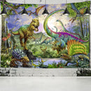 DecorBites™ Dinosaur Age Tapestry Wall Hanging Abstract Art Animal Psychedelic Mystery Tapiz