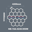 DecorBites™ Hexagon LED Ceiling Light: High-Performance, Best-Selling, Honeycomb Design