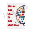 DecorBites™ Funky Disco Gogo Boot Print | 70s Poster & Retro Wall Art for Eclectic Decor
