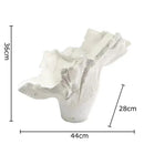 DecorBites™ Irregular Shape Vase: Abstract Desk Decoration for Aesthetic Room Decor
