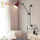 DecorBites™ Adjustable Rotating LED Wall Lamp for Bedroom & Living Room