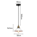 DecorBites™ Iron Pendant Light for Dining Room, Kitchen, and Bedroom
