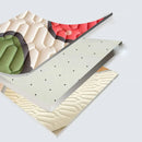 Beige & red cartoon pattern latex mattress bedroom quilted bed sheets