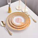 DecorBites™ Golden Flower Bone China Tableware Set