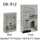 Fake Book Cafe Desk Table Living Room For Home Decor Interior Items Modern Home Decoration Ornaments Accessories Luxury Bedroom