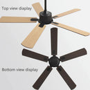 DecorBites™ 56" Industrial Style Black Ceiling Fan with Remote Control for Indoor Rooms