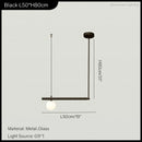 DecorBites™ LED Linear Hanging Lamp for Home Modern Minimalist Living Room Chandelier