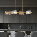 DecorBites™ Crystal Chandelier: Modern Luxury Pendant Light for Living Room, Restaurant, and Bar