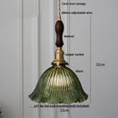 DecorBites™ Clear Glass Knob Switch LED Pendant Light Fixture: Modern Nordic Hanging Chandelier