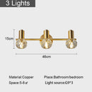 DecorBites™ Gold Crystal Wall Lamp for Home Decoration and Lighting
