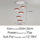 DecorBites™ Circular Modern Chandelier Pendant Light Dimmable Indoor Lamp for Dining & Kitchen Island
