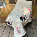 DecorBites™ Cozy Fleece Blanket | Multi-Use Office & Home Shawl | Soft & Warm Blanket