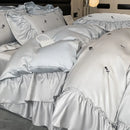DecorBites™ Lace Embroidered Cooling Comforter Cover Set - Silky Cozy Bedding Sets