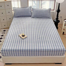 DecorBites™ Japanese Style Thick Fitted Sheet for Queen/King Bed