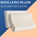 DecorBites™ Latex Massage Pillow for Sleeping - Orthopedic Memory Foam Pillow