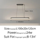 DecorBites™ LED Ceiling Chandelier for Living Room Kitchen Dining Study Modern Indoor Lighting