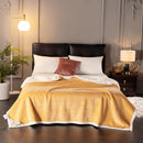 DecorBites™ Double-Layer Velvet Sofa Blanket: Luxuriously Warm & Skin-Friendly