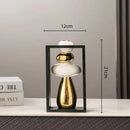 DecorBites™ Geometric Golden Rockery Vase Stack for Home Decor