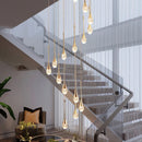 DecorBites™ Crystal Bubble Ball Pendant Lights for Stairs, Dining, Living Room Decor