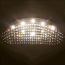 DecorBites™ Crystal Flush Mount Chandelier: Modern Contemporary Lighting