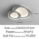 DecorBites™ LED Chandeliers White Chrome Kitchen Light Fixture Modern Home Lighting