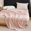 DecorBites™ Bamboo Fiber Summer Blanket - Single Double Bed Air Conditioning Lightweight Blanket