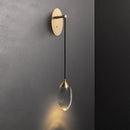 DecorBites™ Crystal LED Wall Light: Elegant Copper Lighting for Bedroom, Living Room, Staircase