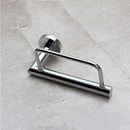 DecorBites™ Euro Silver Chrome Toilet Paper Holder Solid Brass Bathroom Accessories