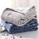 DecorBites™ Cotton Summer Blanket: Soft and Airy Bedspread for Single/Double Beds