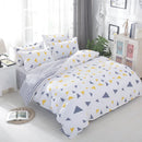 DecorBites™ Lattice Plant Geometric Pattern Bedding Set with Sheet Pillows