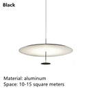DecorBites™ Gold Black Pendant Light for Living Room, Elegant Minimalist Ring Suspension Lamp