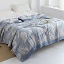 DecorBites™ Cotton Gauze Towel Throw Blanket - Soft and Cozy Bedspread for All Seasons
