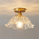 DecorBites™ Glass Copper LED Ceiling Light - Simple Art Decorative Chandelier