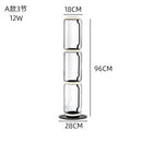DecorBites™ Glass LED Floor Lamp for Modern Interior Decor