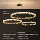 DecorBites™ Crystal Pendant Chandelier Modern Luxury Interior Decoration Lighting